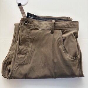 prAna Relaxed Fit Men's Cargo Pants Khaki Size 40x30 Outdoor Adventure